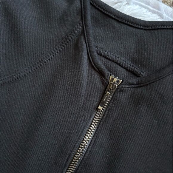 Athleta Illusion Ponte Dress Black Long Sleeve Womens Size XS - Picture 4 of 9